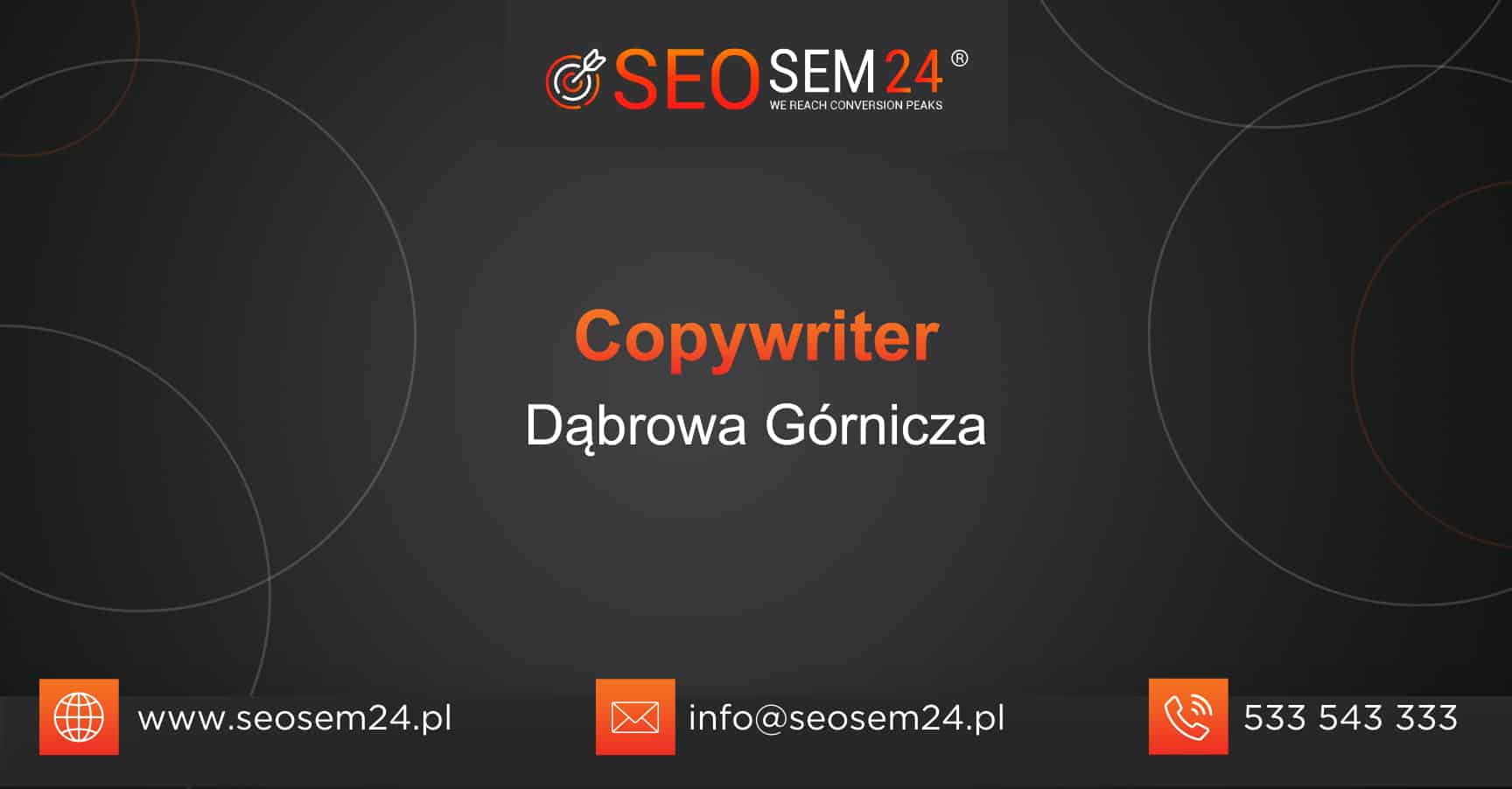 Copywriter Dąbrowa Górnicza