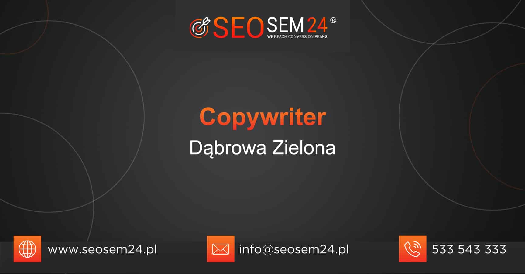 Copywriter Dąbrowa Zielona