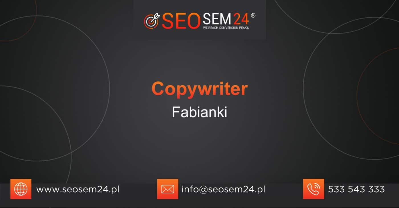 Copywriter Fabianki