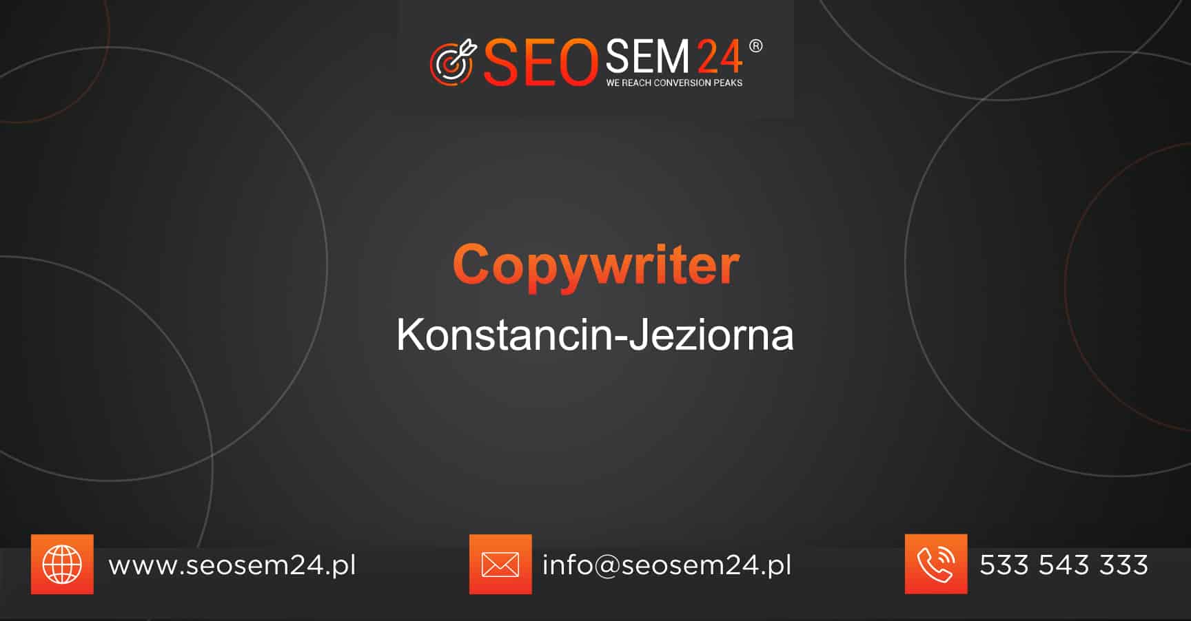 Copywriter Konstancin-Jeziorna