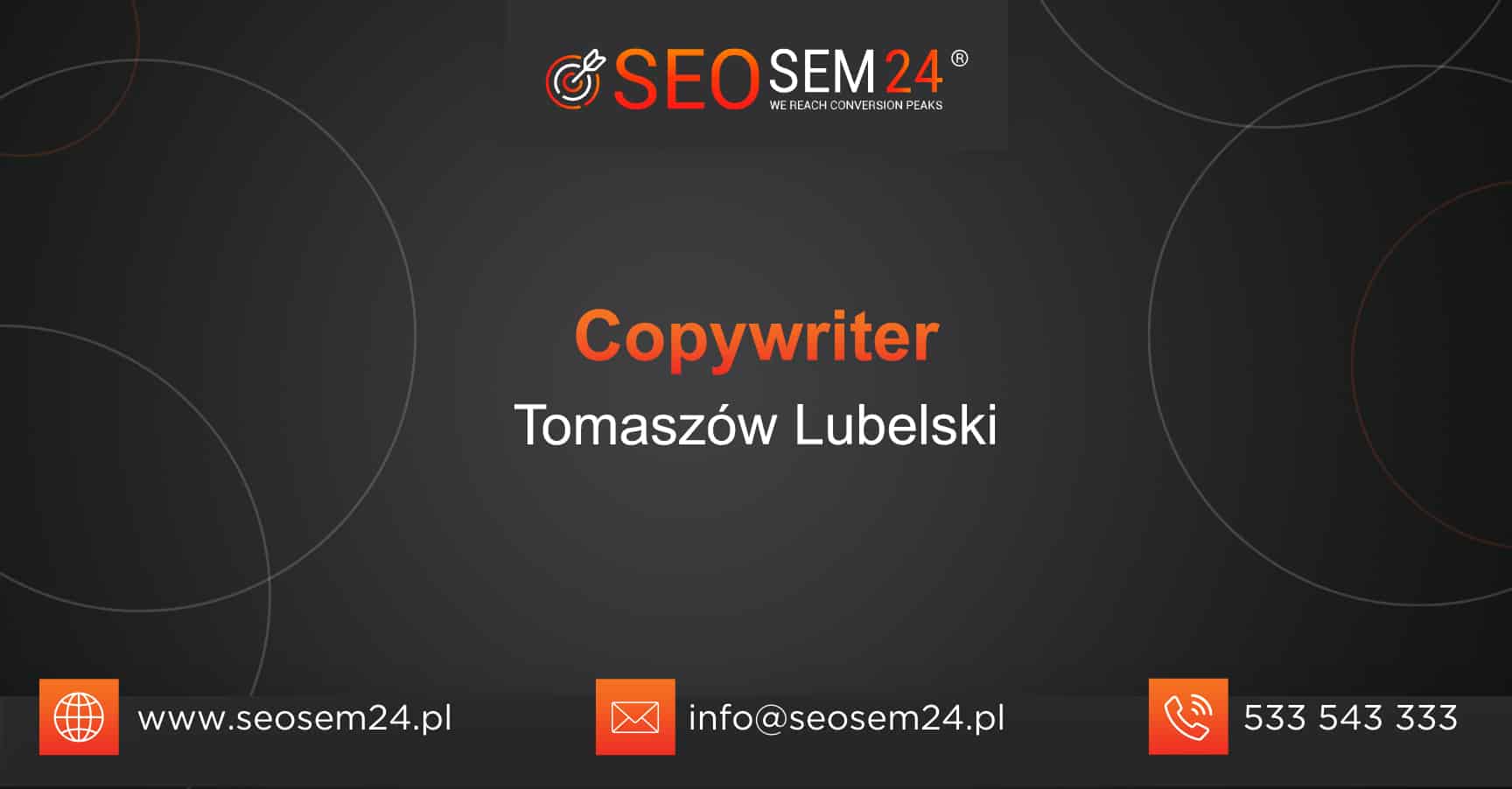 Copywriter Tomaszów Lubelski