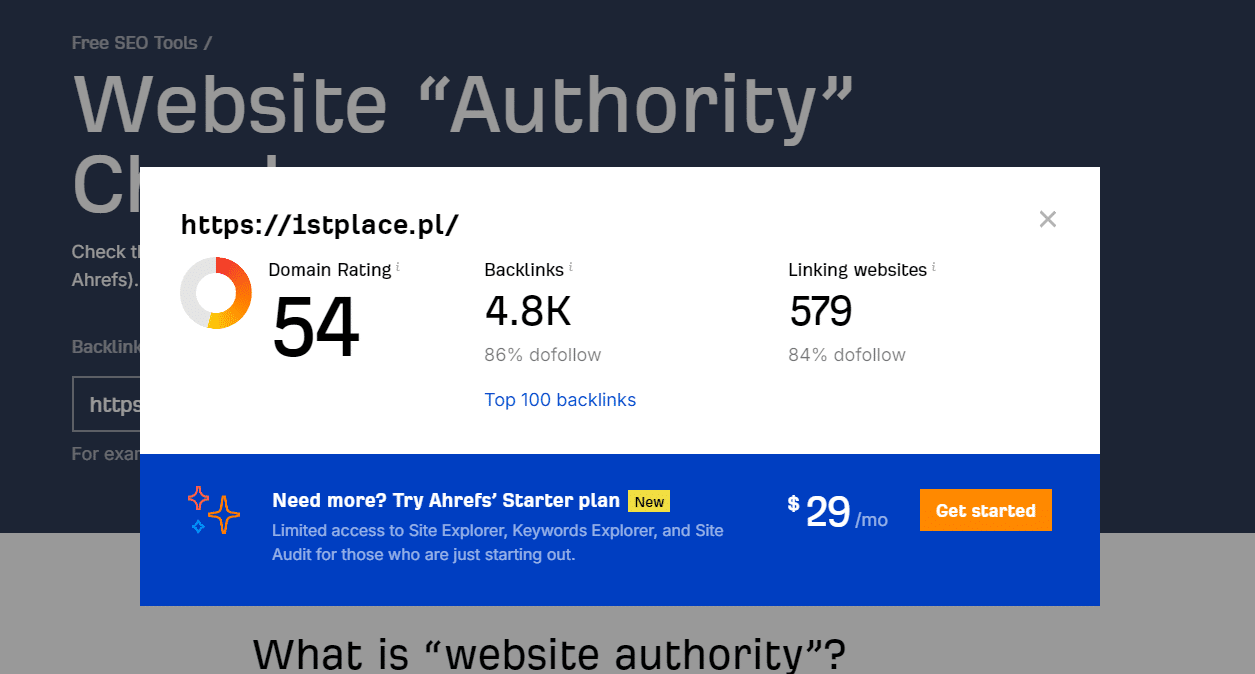 Ranking agencji SEO - Najlepsza agencja SEO - 1stplace DA