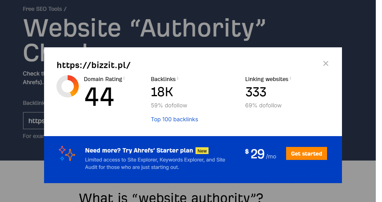 Ranking agencji SEO - Najlepsza agencja SEO - Bizzit DA