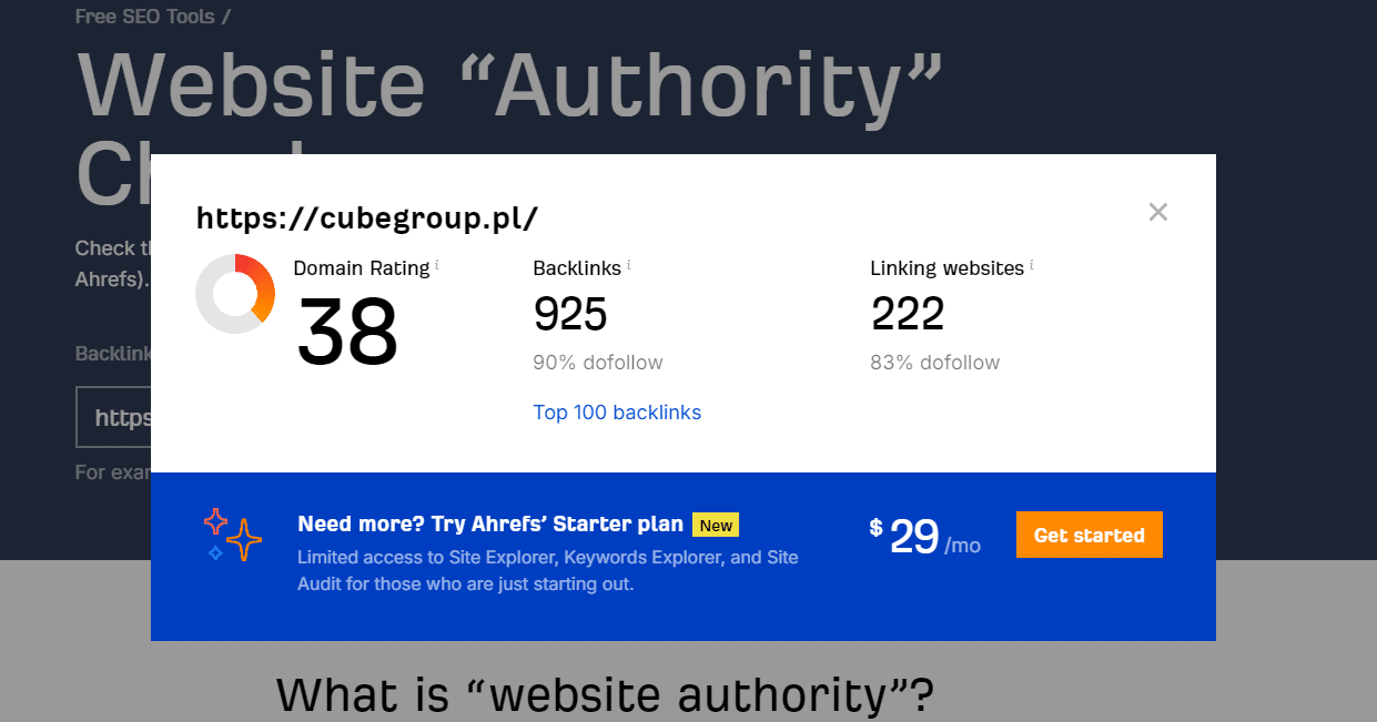 Ranking agencji SEO - Najlepsza agencja SEO - Cube group DA