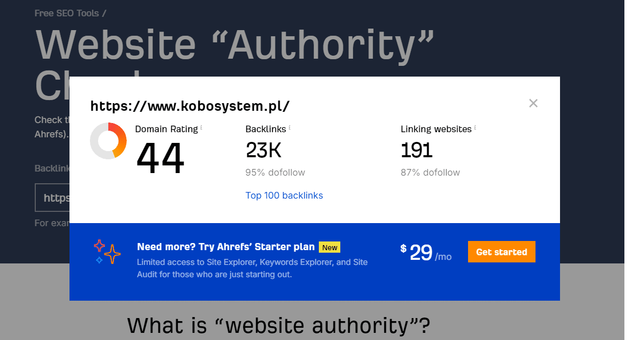 Ranking agencji SEO - Najlepsza agencja SEO - Kobosystem DA