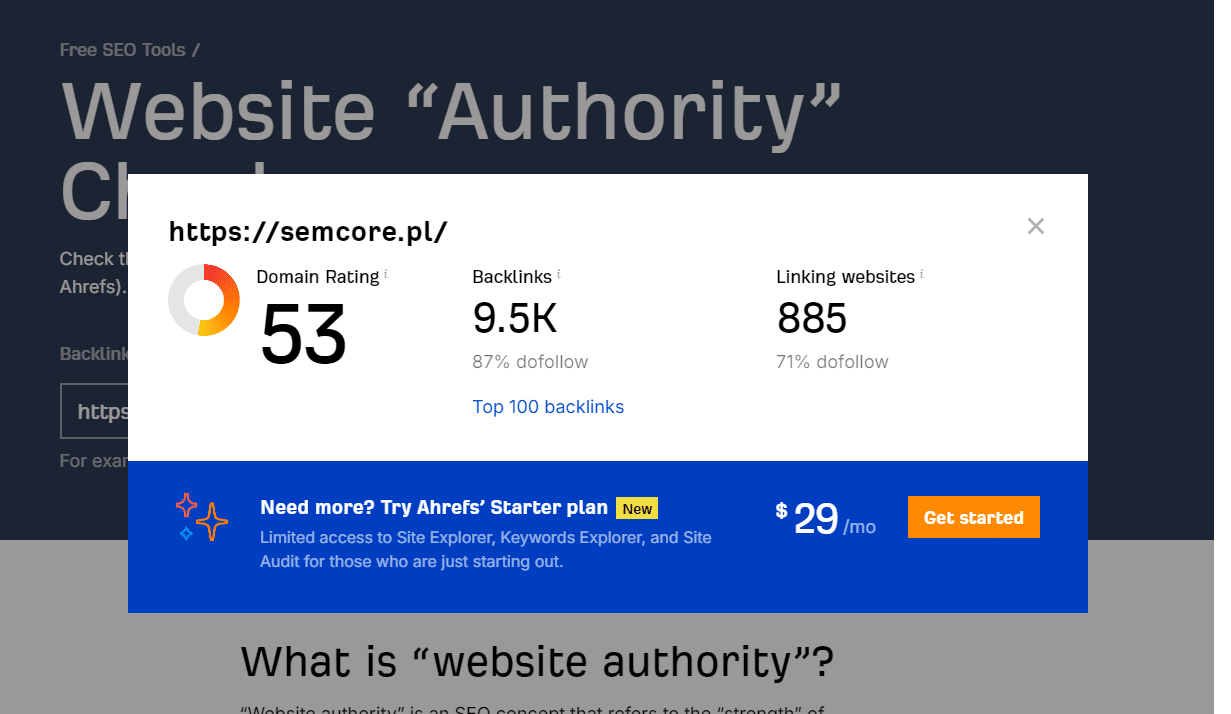 Ranking agencji SEO - Najlepsza agencja SEO - Semcore DA