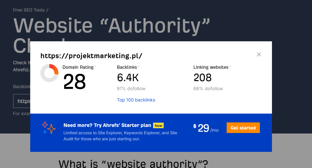 Ranking agencji SEO - Najlepsza agencja SEO - projekt marketing DA