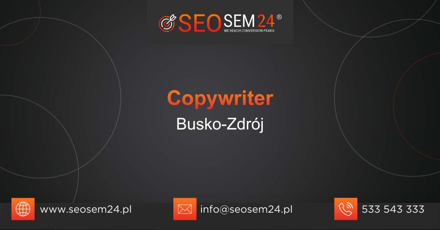 Copywriter Busko-Zdrój