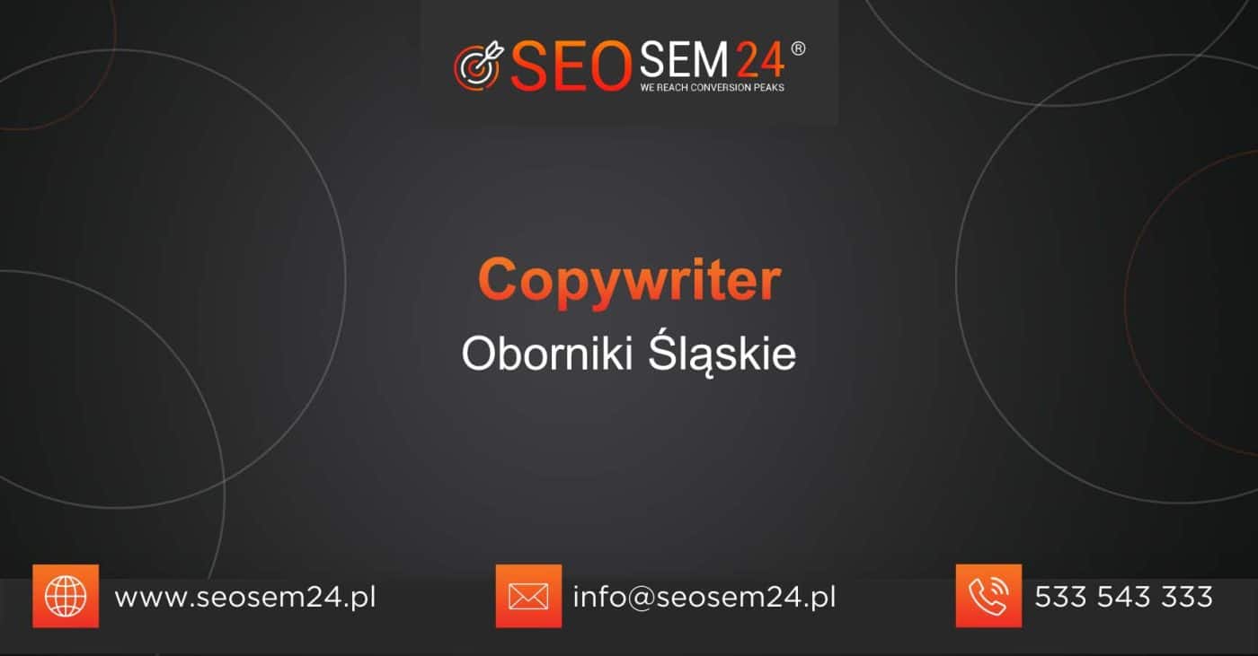 Copywriter Oborniki Śląskie