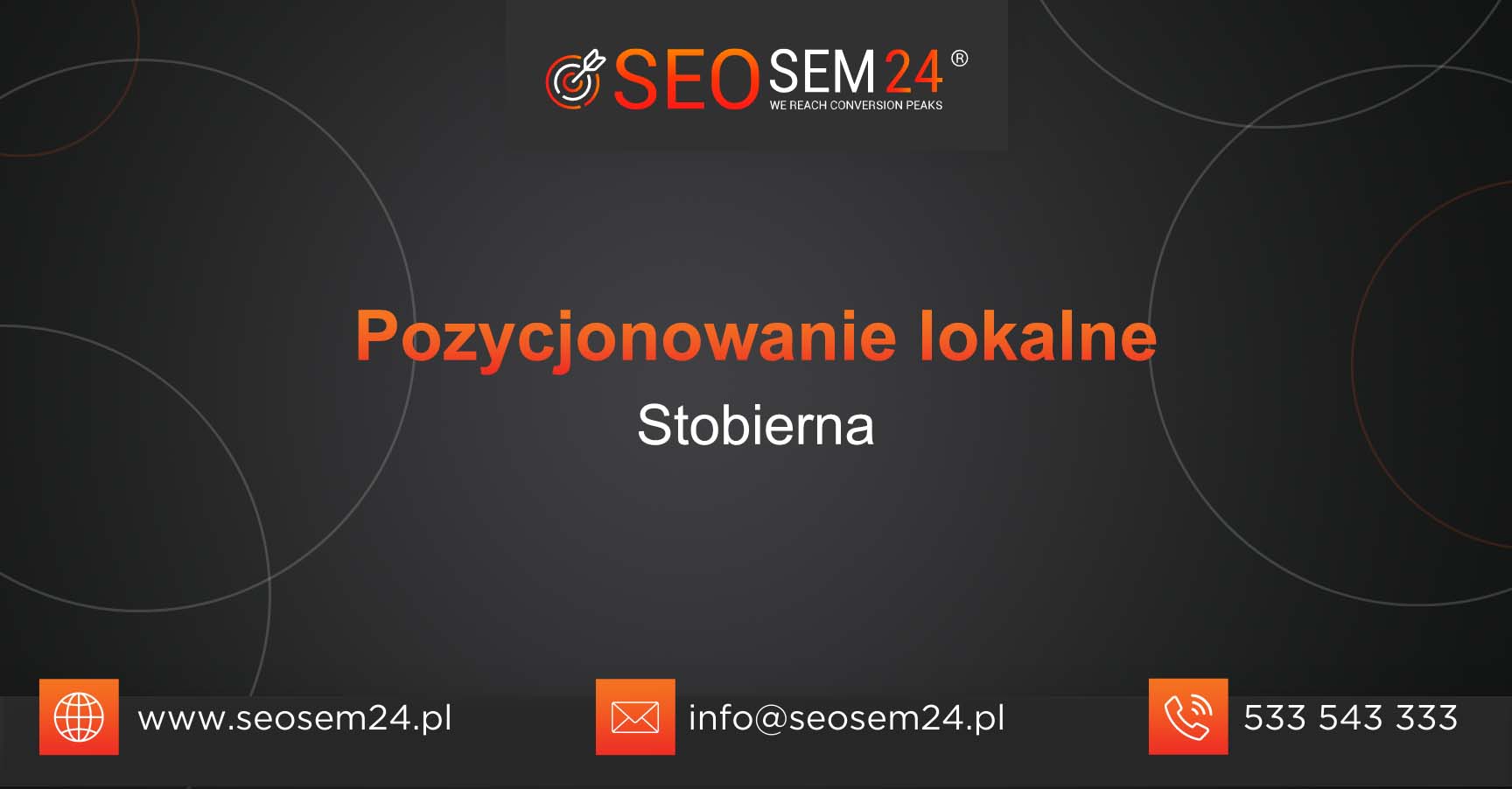 Pozycjonowanie lokalne Stobierna