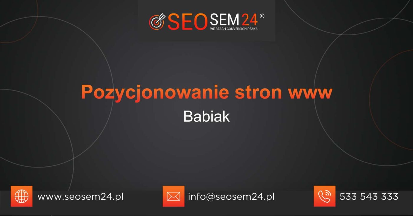 Pozycjonowanie stron www Babiak