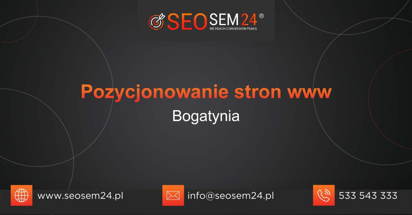 Pozycjonowanie stron www Bogatynia