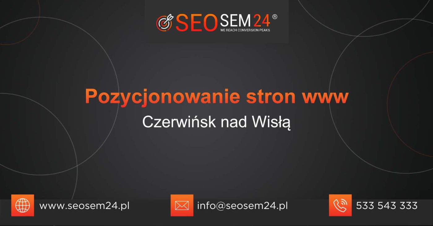 Pozycjonowanie stron www Czerwińsk nad Wisłą