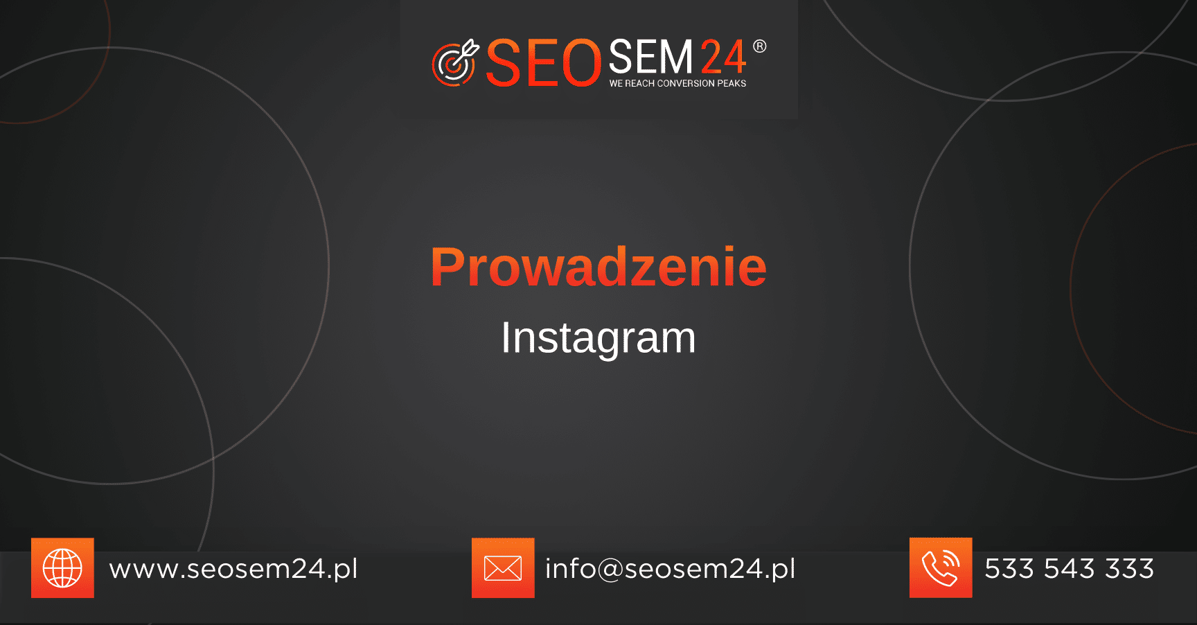 Prowadzenie Instagram