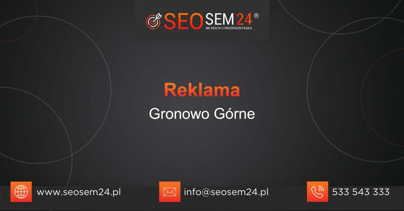 Reklama Gronowo Górne