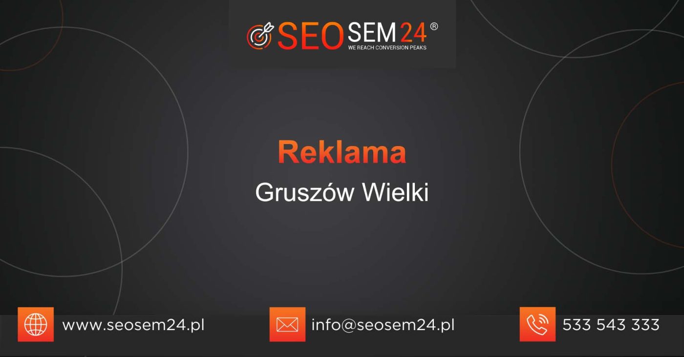 Reklama Gruszów Wielki