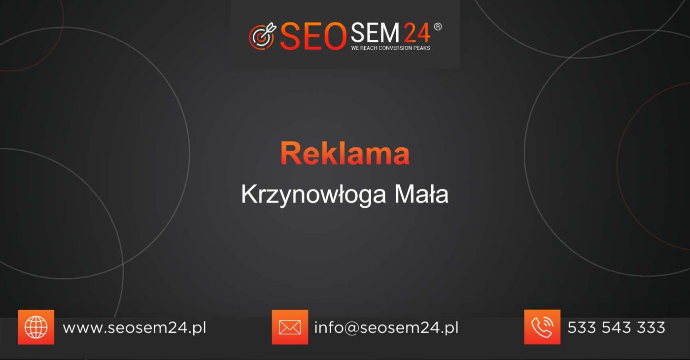 Reklama Krzynowłoga Mała