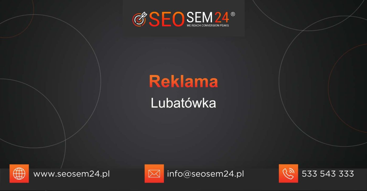 Reklama Lubatówka