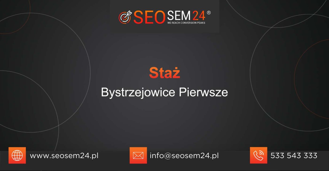 Staż Bystrzejowice Pierwsze