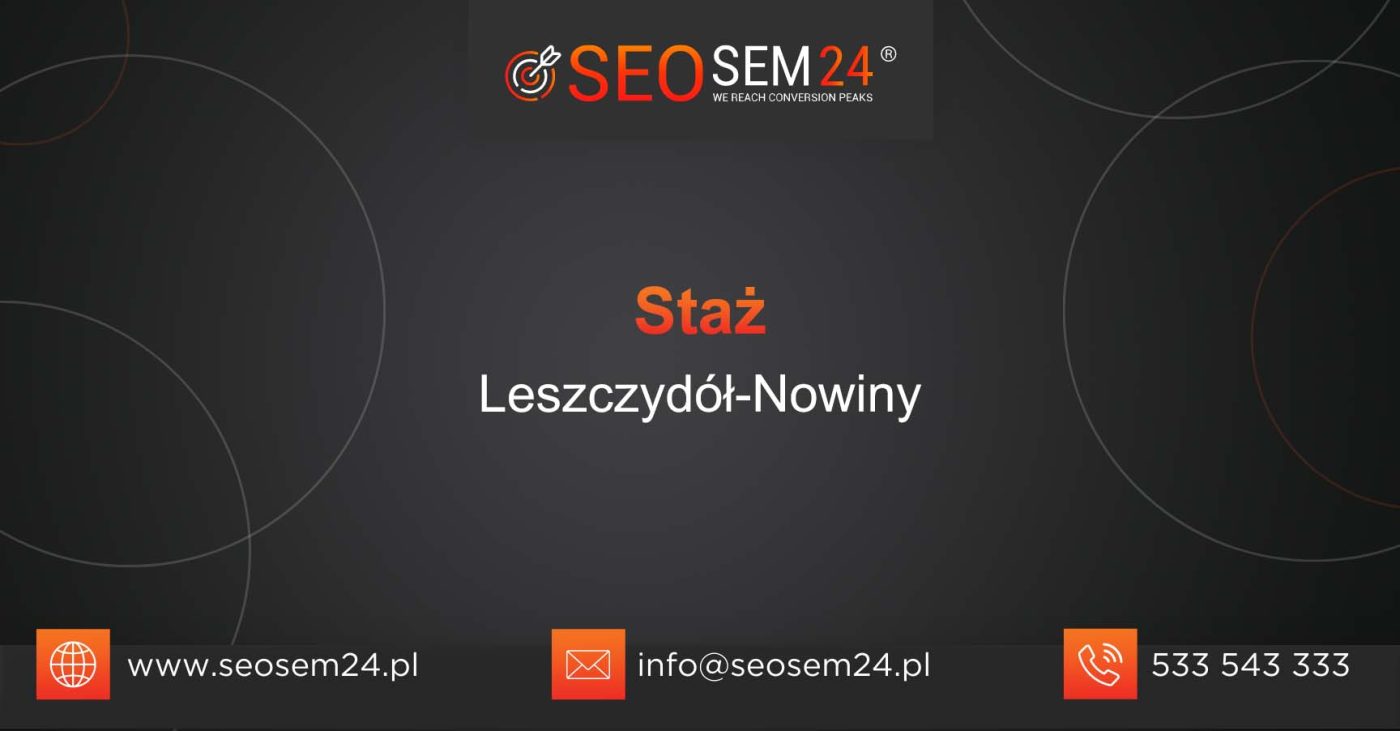 Staż Leszczydół-Nowiny