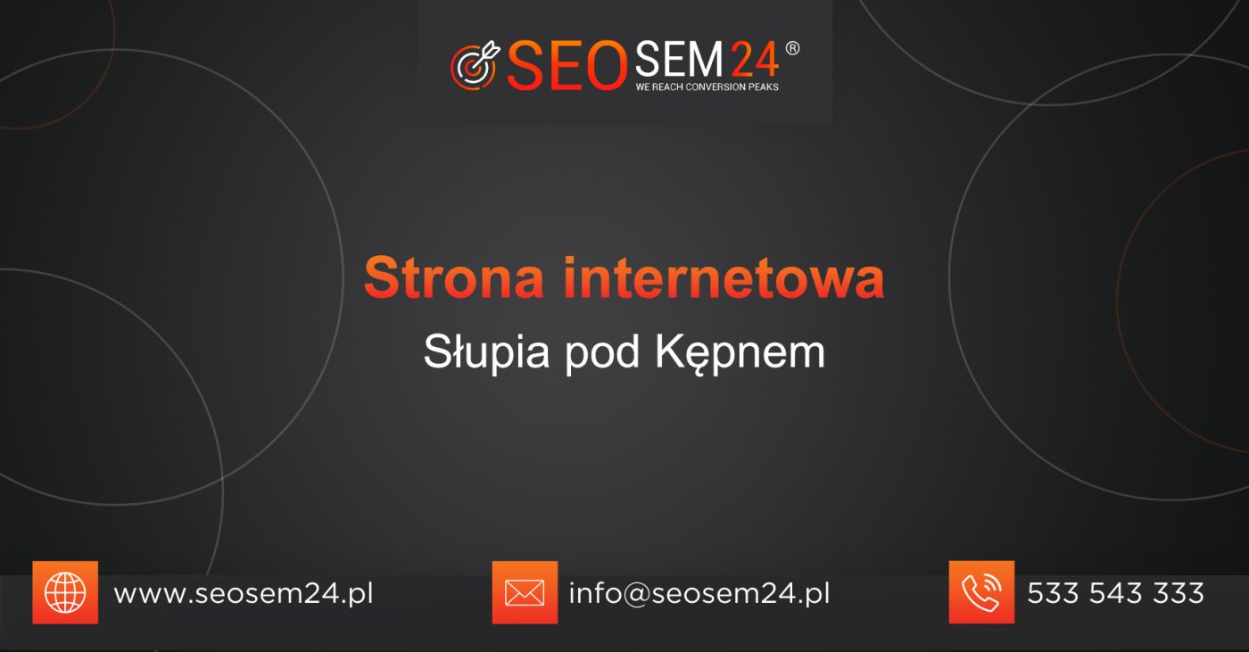 Strona internetowa Słupia pod Kępnem