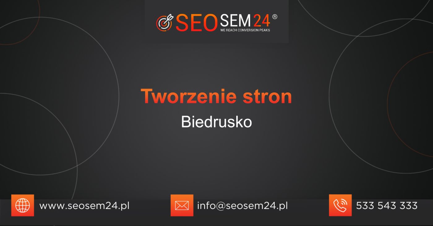 Tworzenie stron Biedrusko