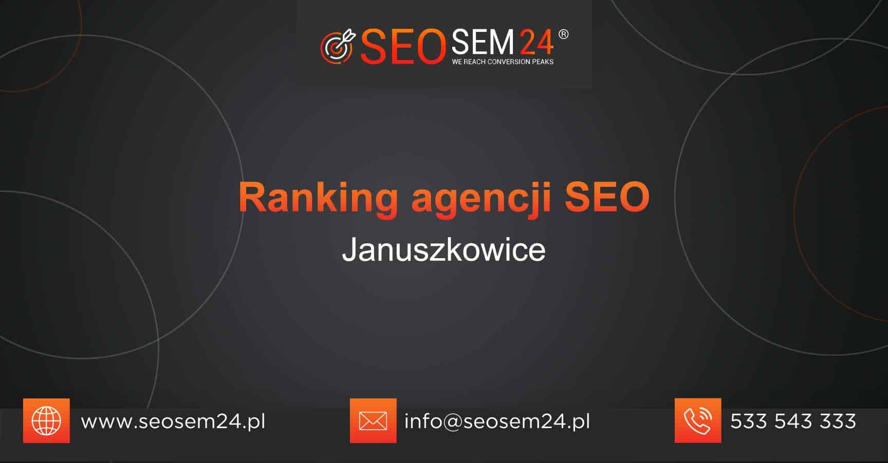 Ranking agencji SEO w Januszkowicach - Najlepsza agencja SEO w Januszkowicach