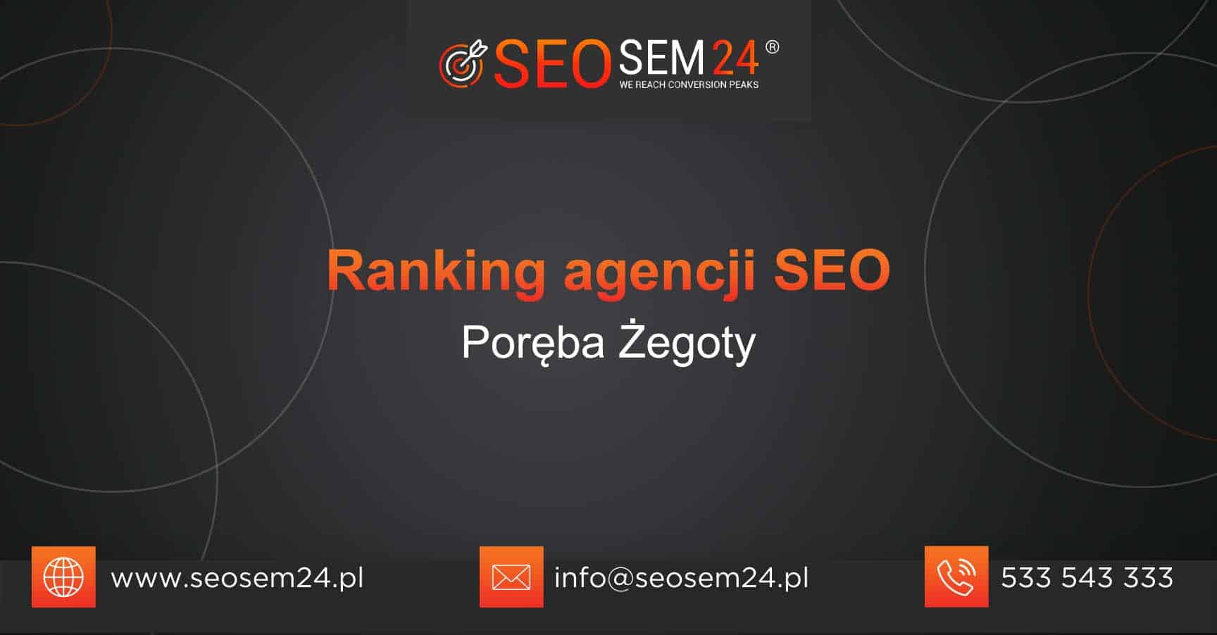 Ranking agencji SEO w Porębie Żegoty - Najlepsza agencja SEO w Porębie Żegoty